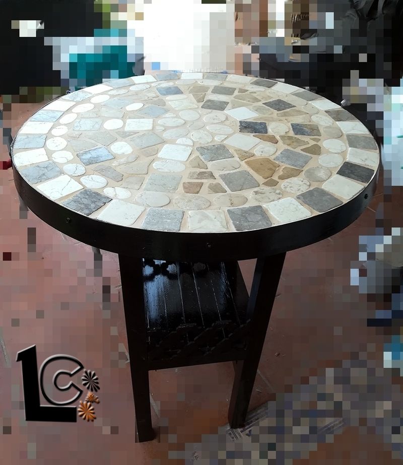 RECICLAR - REPARAR Mesa camilla - mosaiquismo