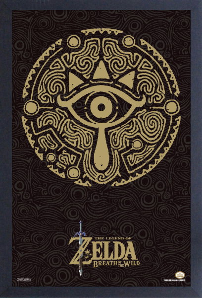 Zelda: Breath Of The Wild Hyrule Landscape Poster - 24x36 Inch Premium Gaming Wall Art Decor