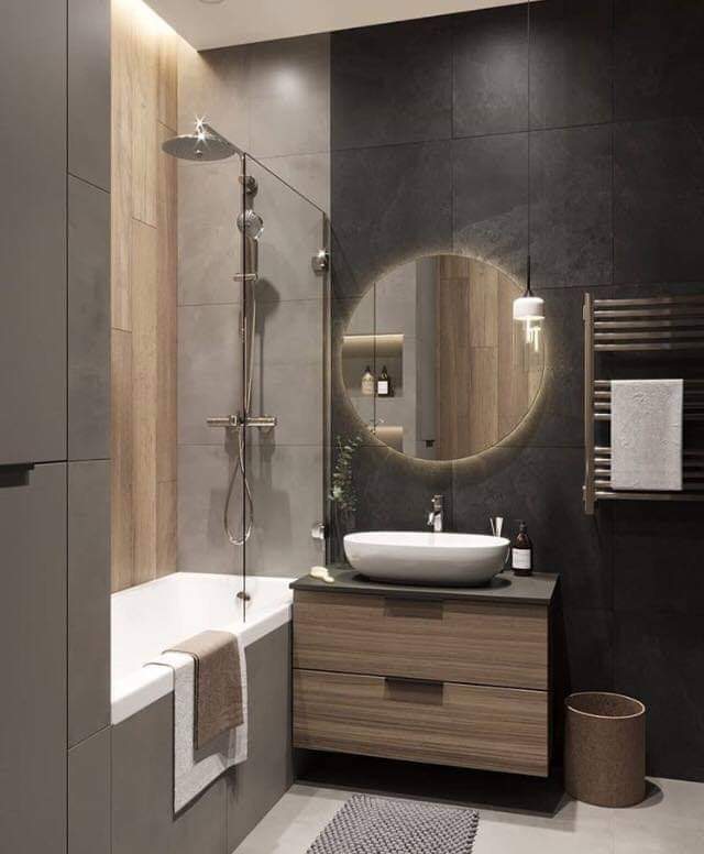 Modern bathrooms