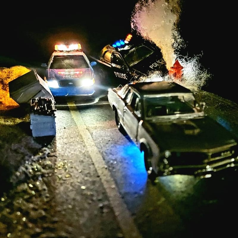 Hot Pursuit Diorama