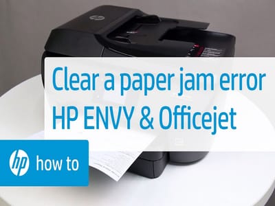 How to Clear Paper Jam From HP 9000 Printers?