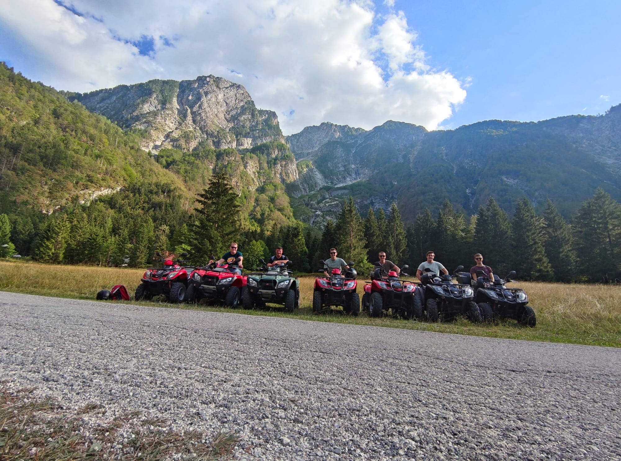 quad tour in Lepena