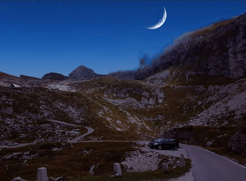 Mangartsko sedlo (2055 m), Mangart Saddle (2055 m), Slovenia's Highest Panoramic Road