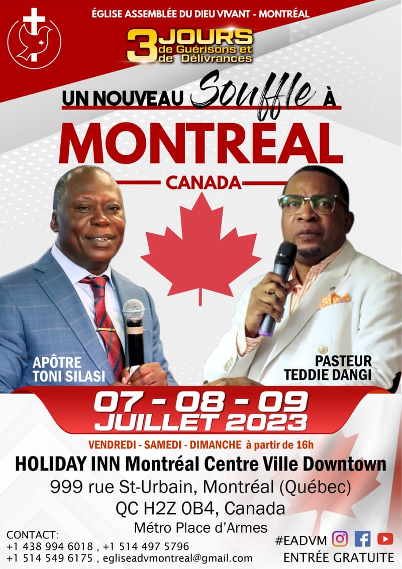 Un Nouveau Souffle à Montréal avec l'Apôtre Toni Silasi