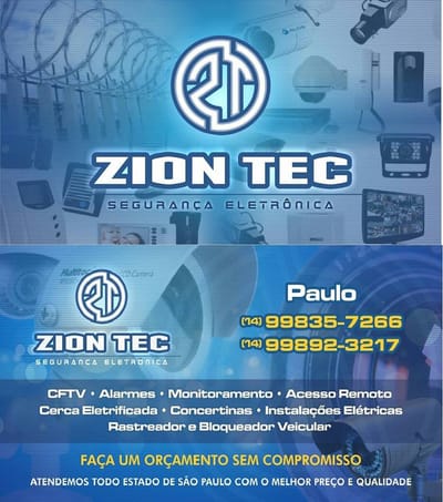 ZION TEC  Informática e Segurança Eletrônica