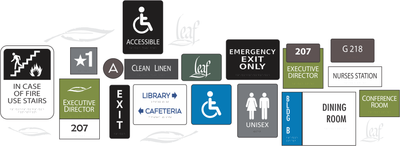 ADA compliant braille signs overview
