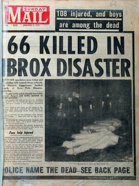 היום לפני: אסון באצטדיון הכדורגל המקולל בגלאזגו