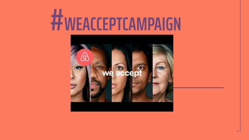 Airbnb #WeAccept Campaign