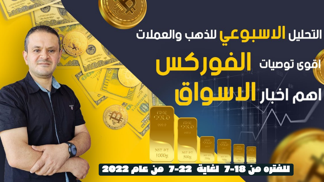 تحليل الذهب و العملات التحليل الفني الاسبوعي 18-7-2022