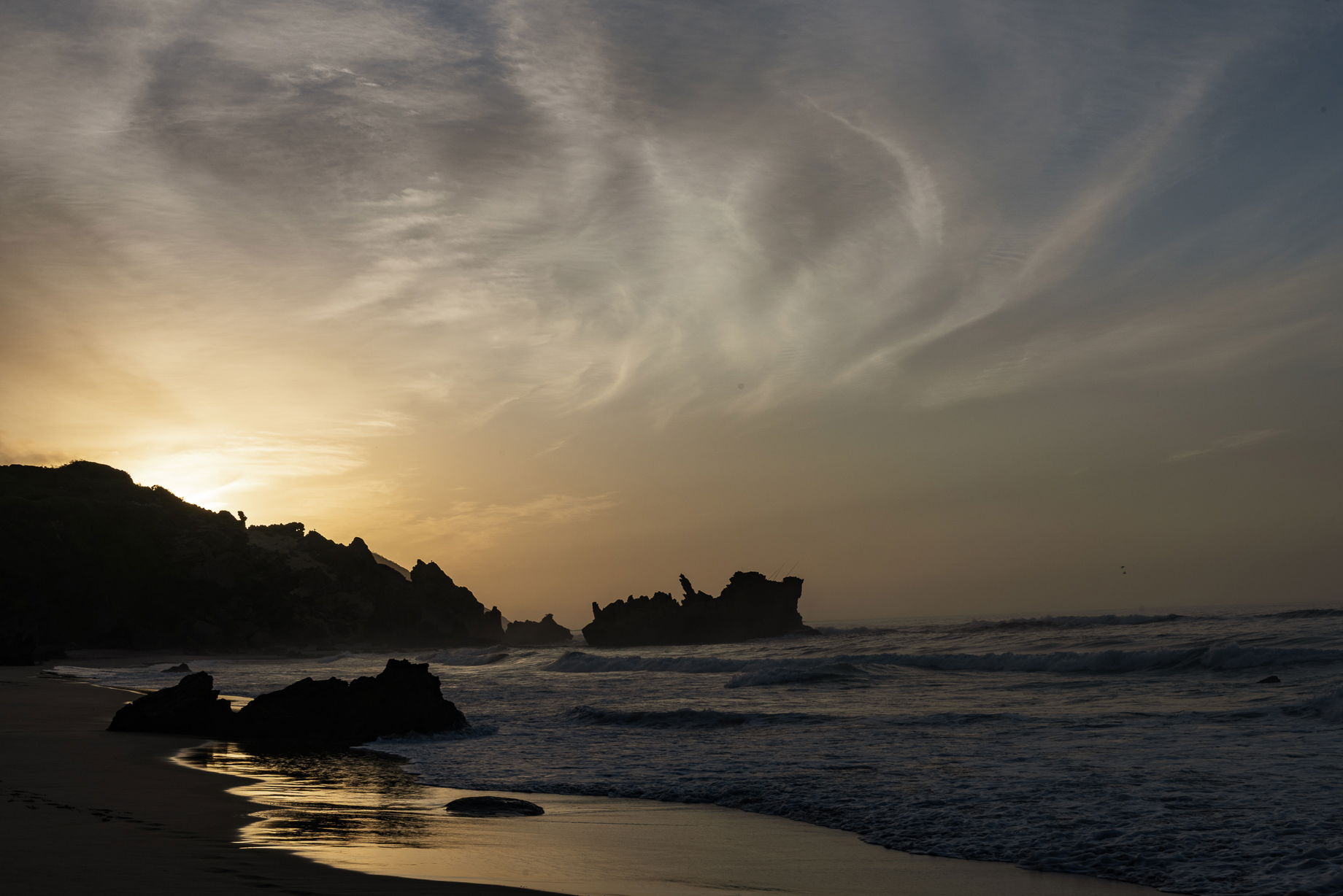 Sunrise on Brenton Beach