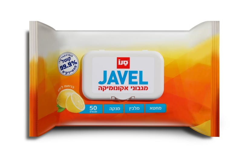 Sano: Bleach with lemon-scent wipes