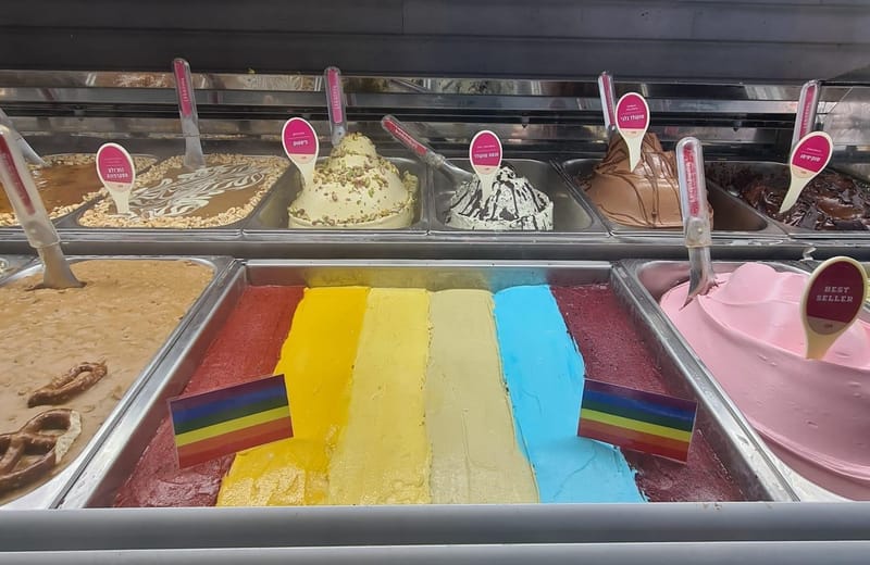Legend: An ice cream of pride ...