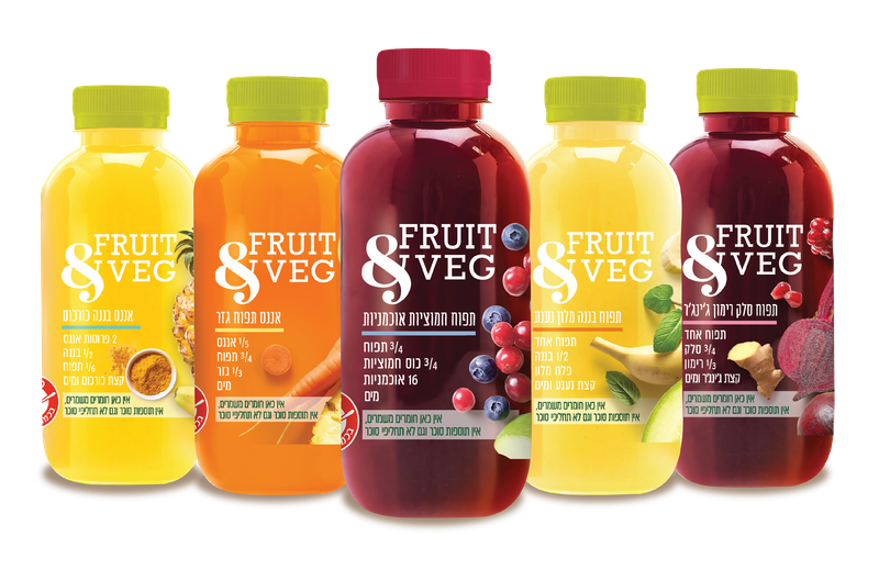 חדש בסדרת משקאות FRUIT&VEG