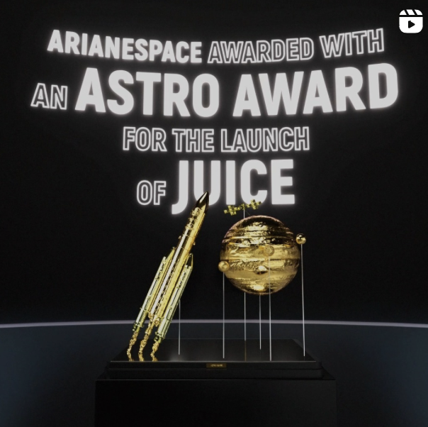 ASTRO AWARD  POUR ARIANESPACE