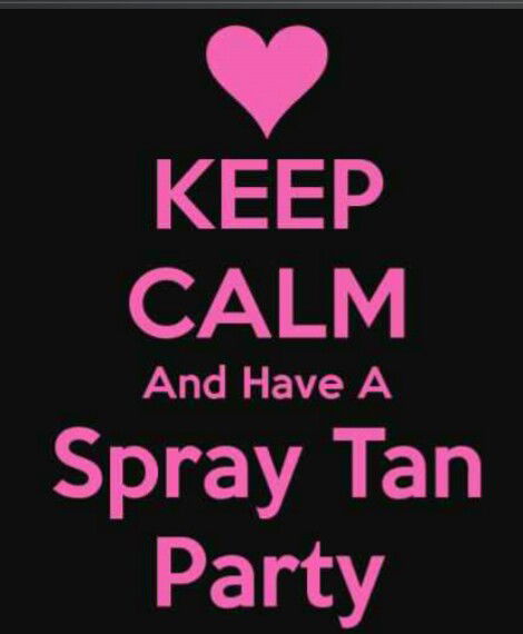 Host Your Own Spray Tan Party !!