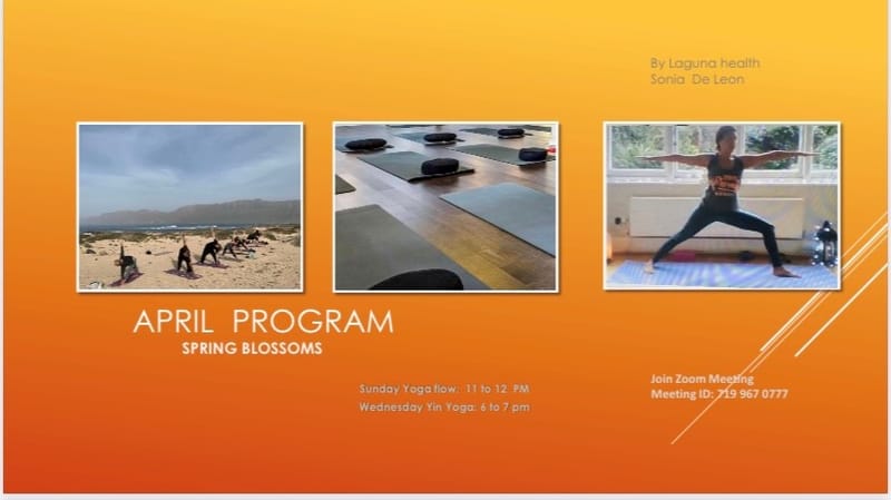 April program. Spring blossoms