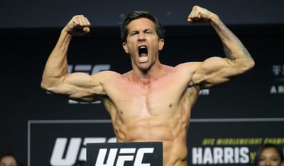 Jake Gyllenhaal Appears in UFC 285 Weigh-In