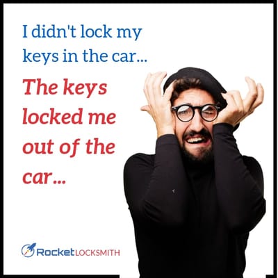 Rocket Locksmith - locked keys in car image
