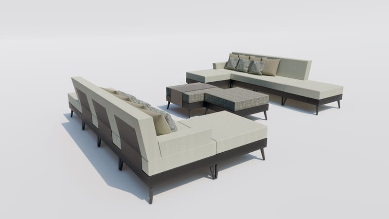 Sobre et chic, cette composition aux tons sable vous emportera dans une ambiance chaleureuse pour profiter d'un instant détente.. 