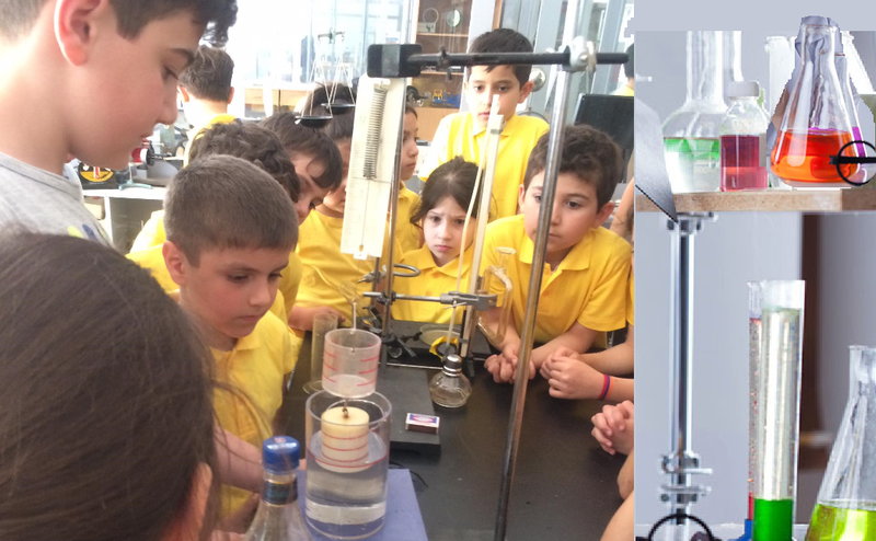 Բնագիտության լաբորատորիաներում Արևելյան դպրոցի սովորողներն են.