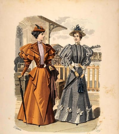 ESTILO DE MODA VICTORIANA