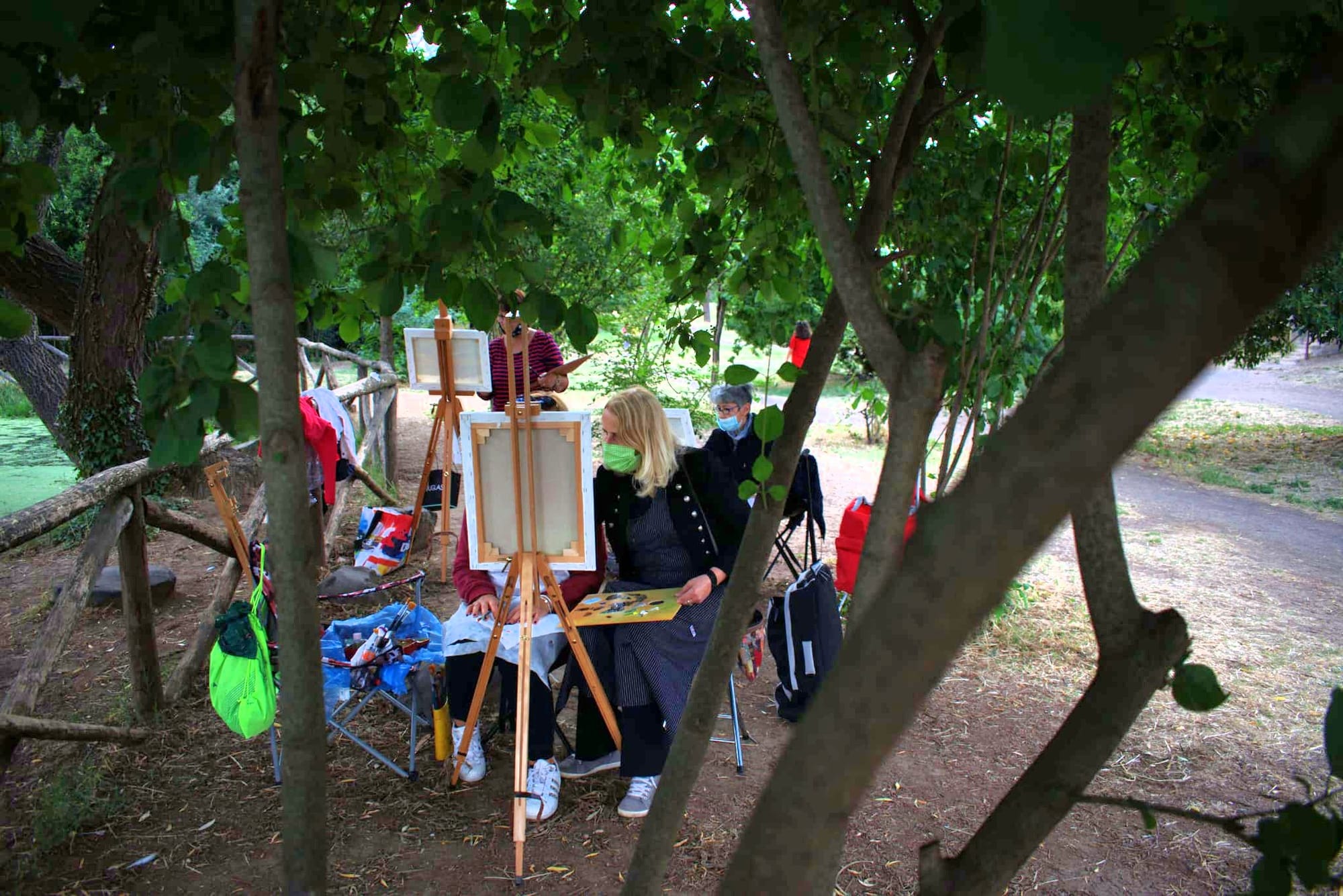 pittura en plein air  Parco degli Acquedotti  Roma