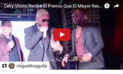 Ceky Viciny Recibe El Premio Que El Mayor Rechazo Como Uno De Los Mas Pegao En New York Es Ceky