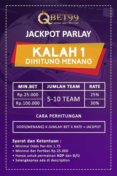 Syarat Jackpot Parlay Lose 1