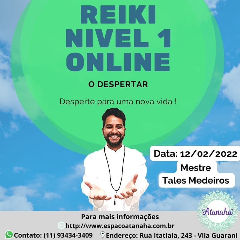Curso Reiki Nível 1