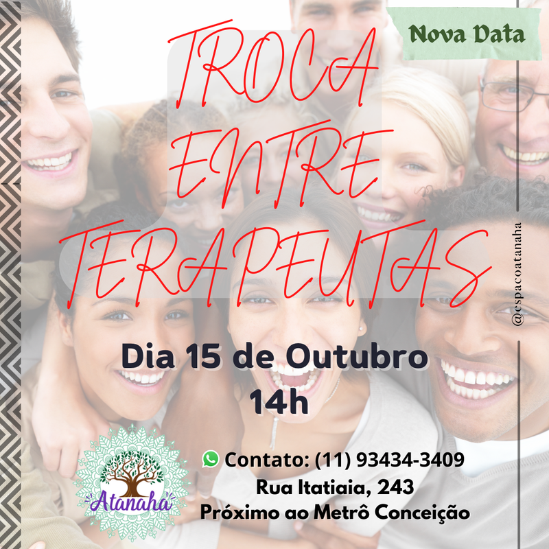 TROCA ENTRE TERAPEUTAS