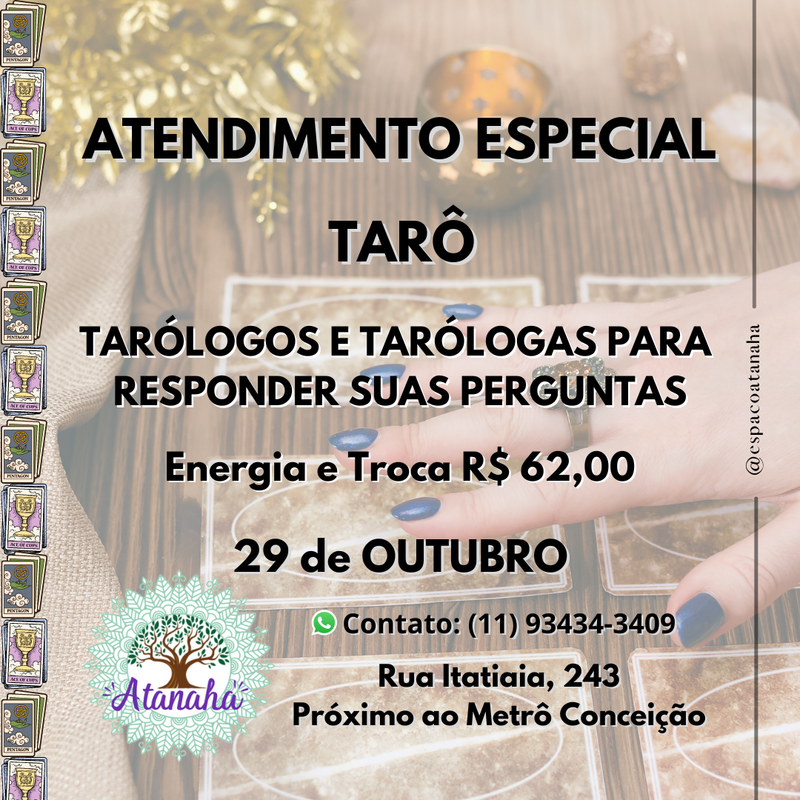 ATENDIMENTO ESPECIAL DE TARÔ