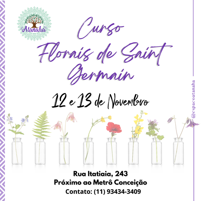 CURSO FLORAIS DE SAINT GERMAIN