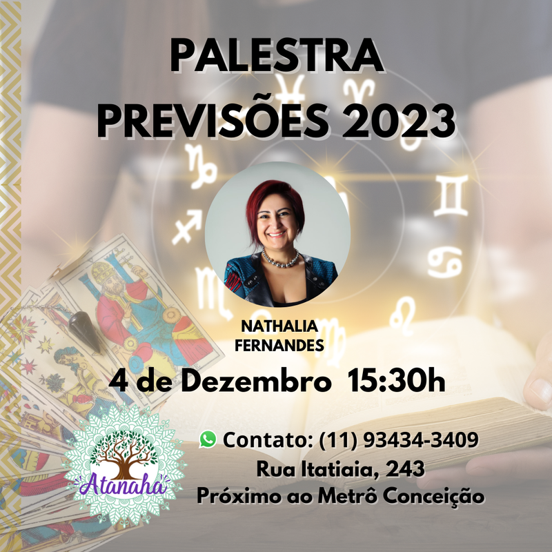 PALESTRA: PREVISÕES 2023