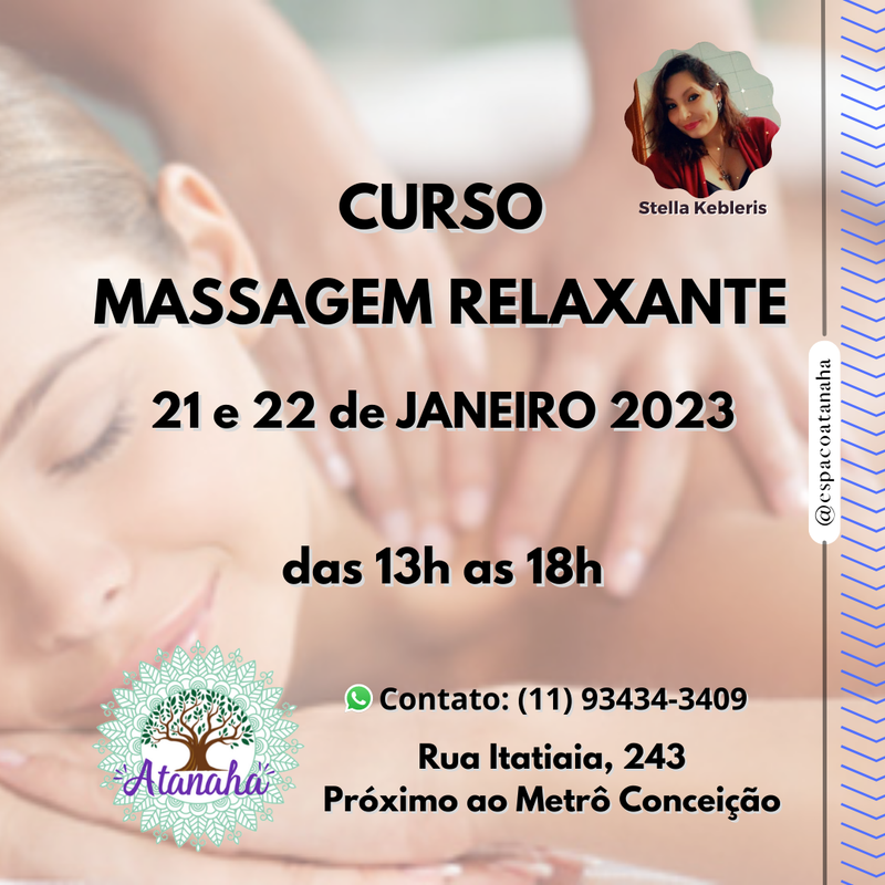 CURSO MASSAGEM RELAXANTE
