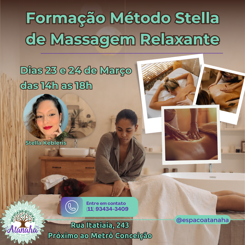 FORMAÇÃO MÉTODO STELLA DE MASSAGEM RELAXANTE