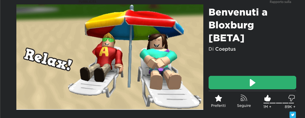 BENVENUTI A BLOXBURG