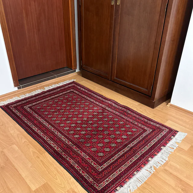 01/04/2023 This rug is GORGEOUS! Very happy with the rug. The pictures provided were great, showed multiple views to get an accurate look at the color and construction. It is a high quality hand made wool rug in a pattern that works perfectly. Ahmed at AfghanRugsStore was wonderful to deal with, responded quickly and helped answer questions. Shipping was fast and efficient, very well packaged. My experience was so fantastic the first time, I ordered this second rug to compliment the first. It is an open floor plan, so they look perfect together. I am more than happy to recommend highly.