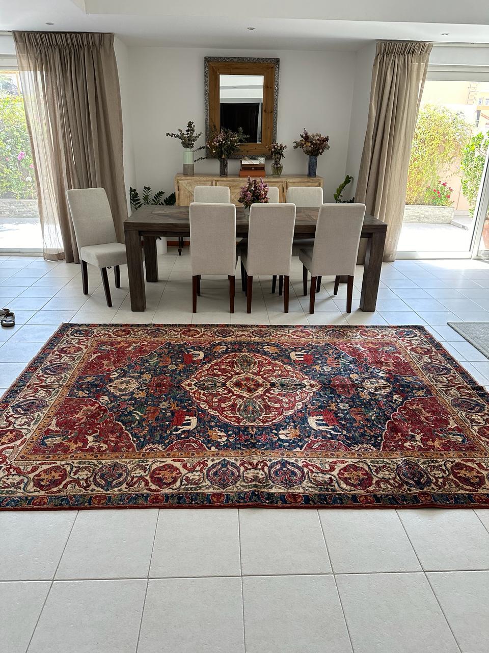 25/03/2014,   Afghan 7X10 HIGH QUALITY7X10 FT. KERMAN HIGH QUALITY HAND KNOTTED RUG, 6'8X9'9 RUG FOR BEDROOM, RUG FOR LIVING ROOM, AFGHAN RUG, MEDALLION RUG,