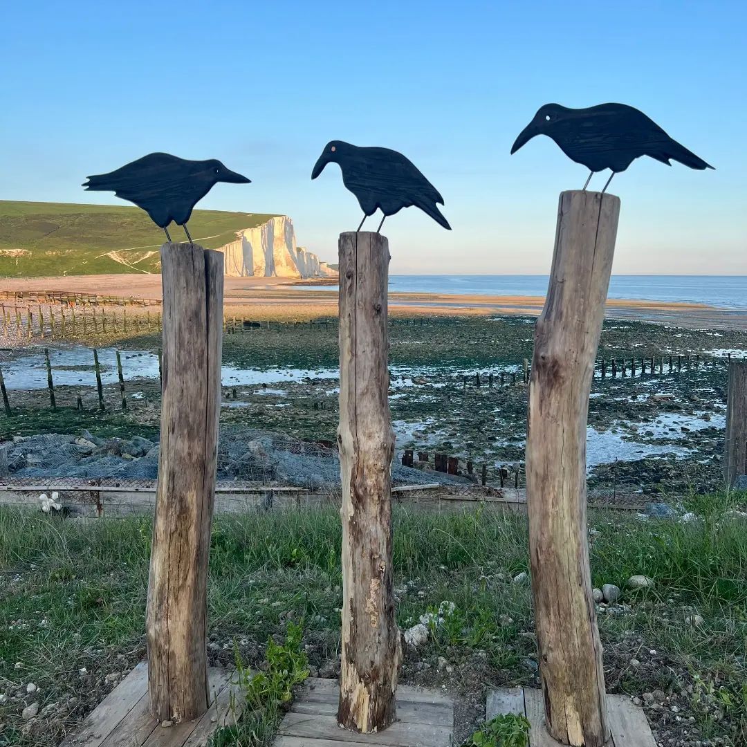 Three Tall Crows