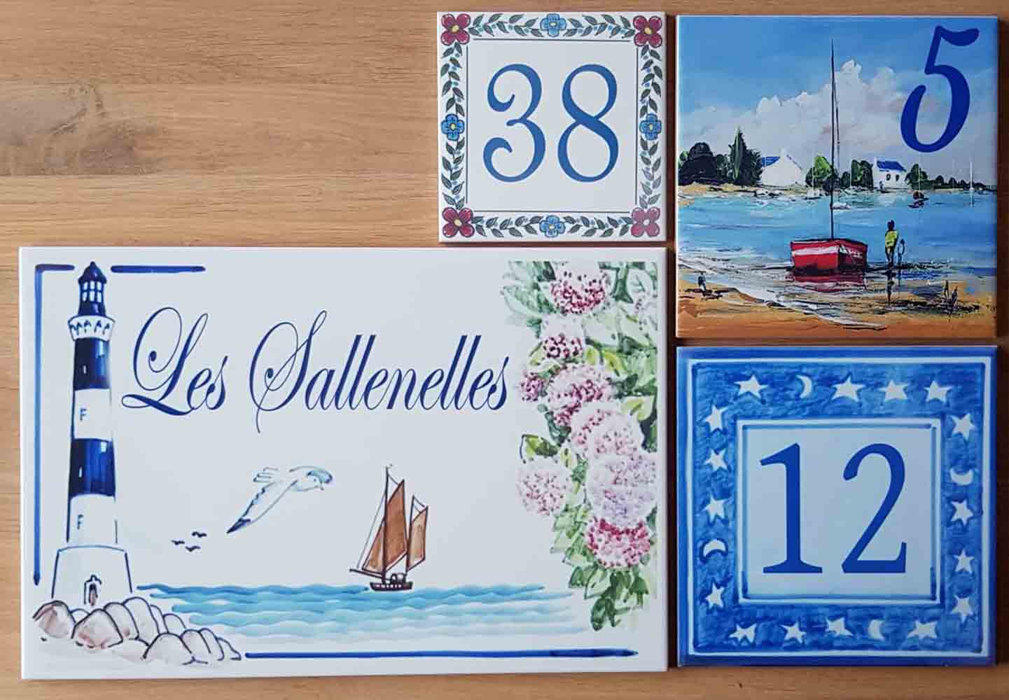 Plaques de maison ou de rue personnalisables