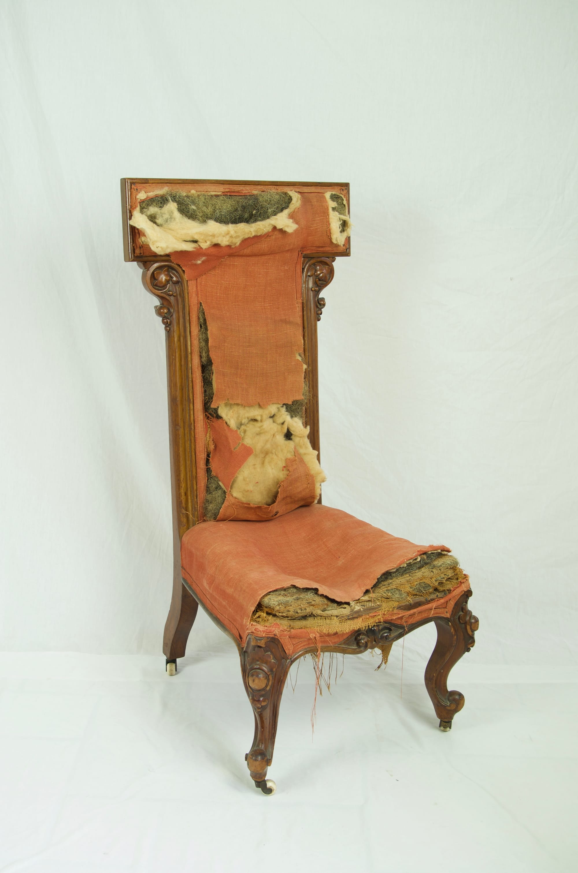 Antique Victorian Prie Dieu Chair.