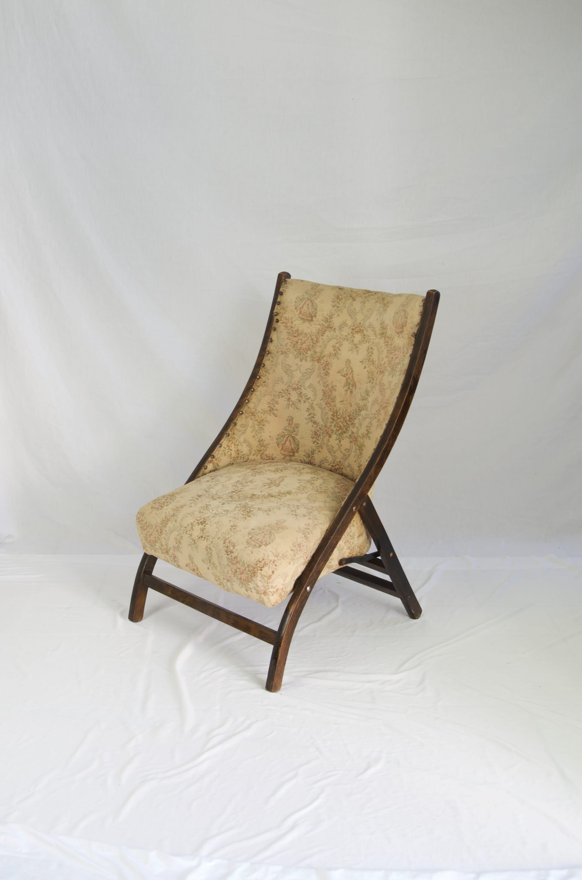 Vintage Victorian Nursery Folding Chair