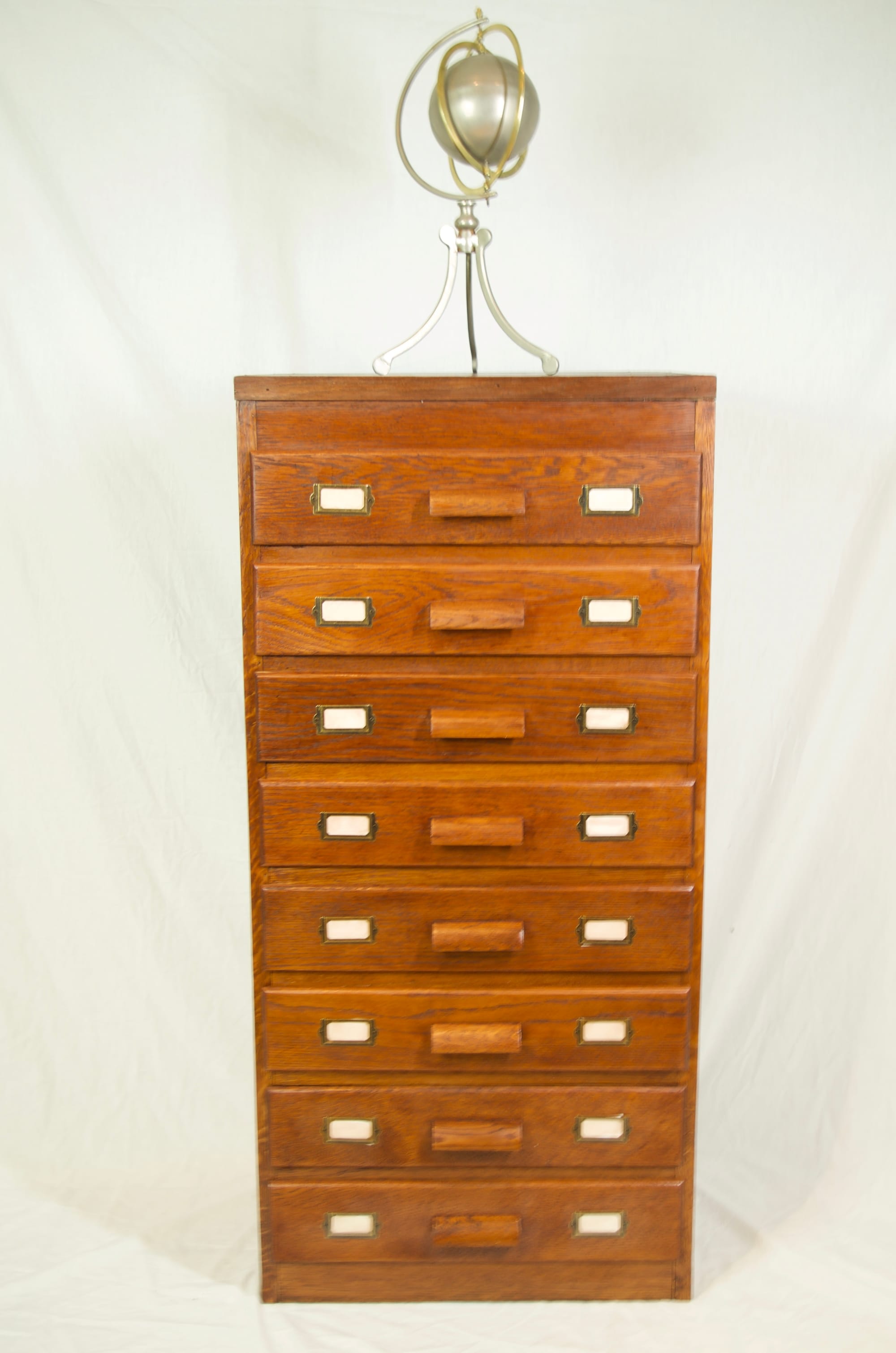 Vintage Wooden Industrial Filing Cabinet/Drawer Unit