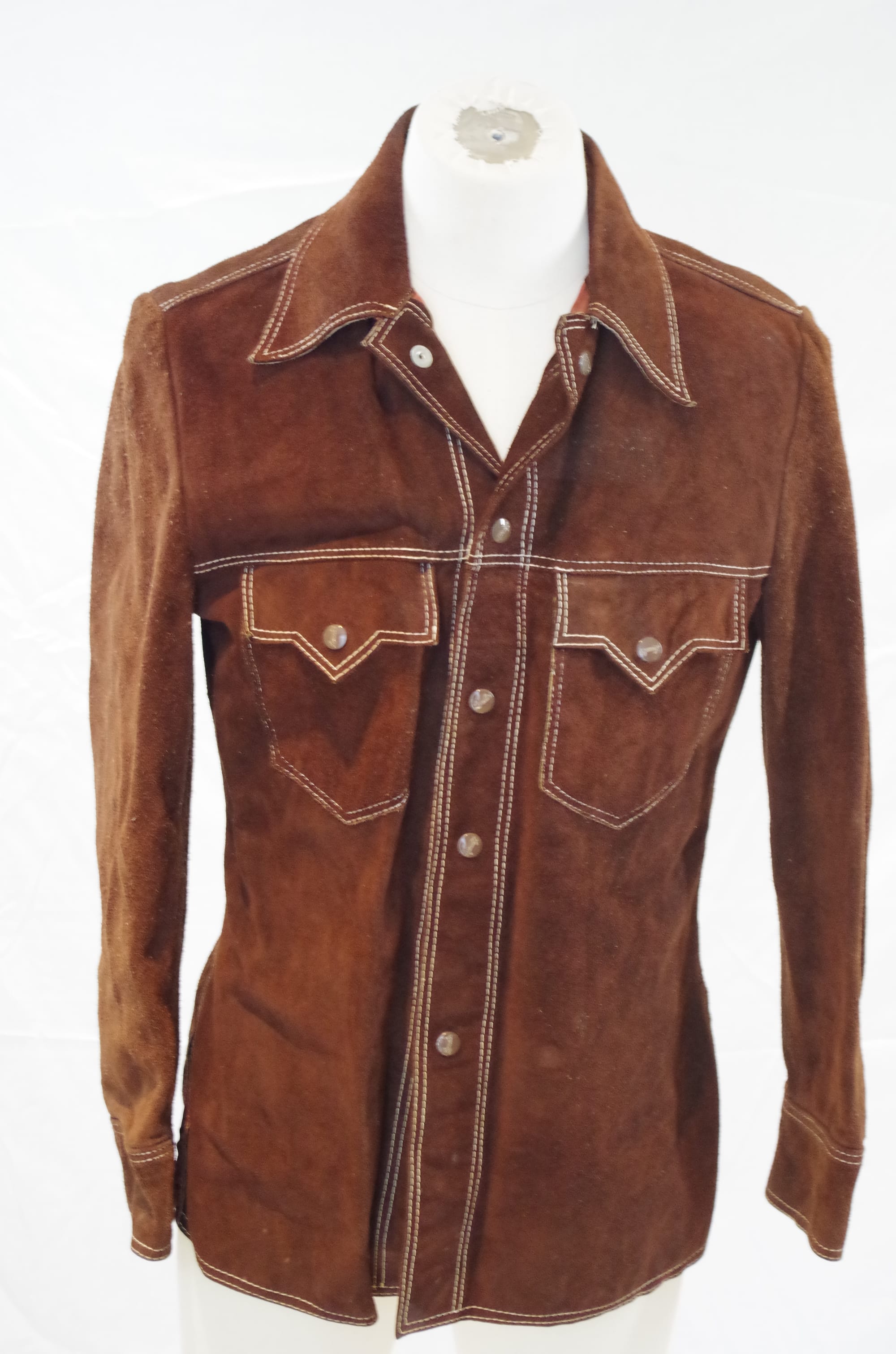 Men's Retro Suede Jacket Styled by Lomeli