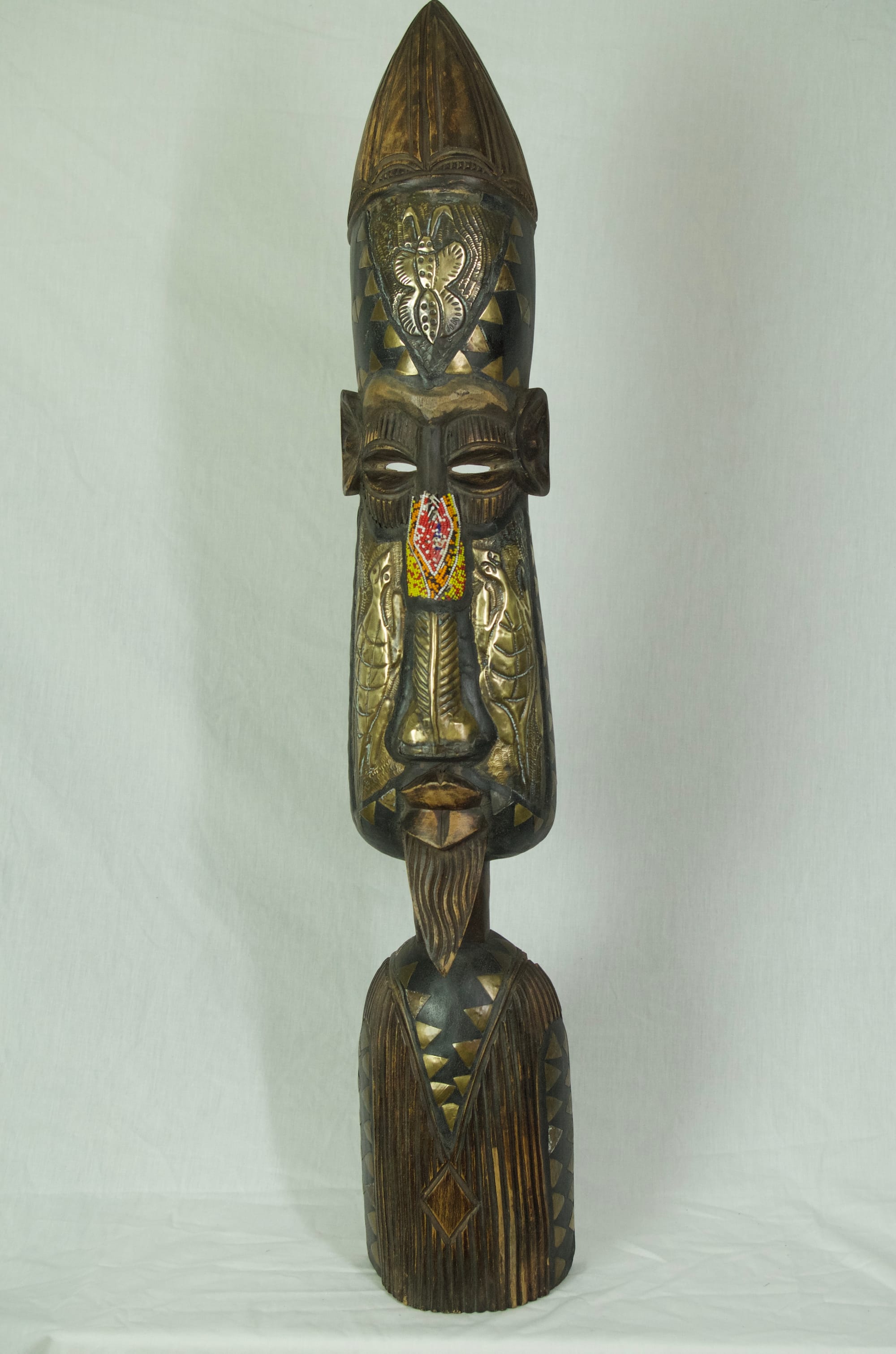 African King God of Nature Wall Art Mask