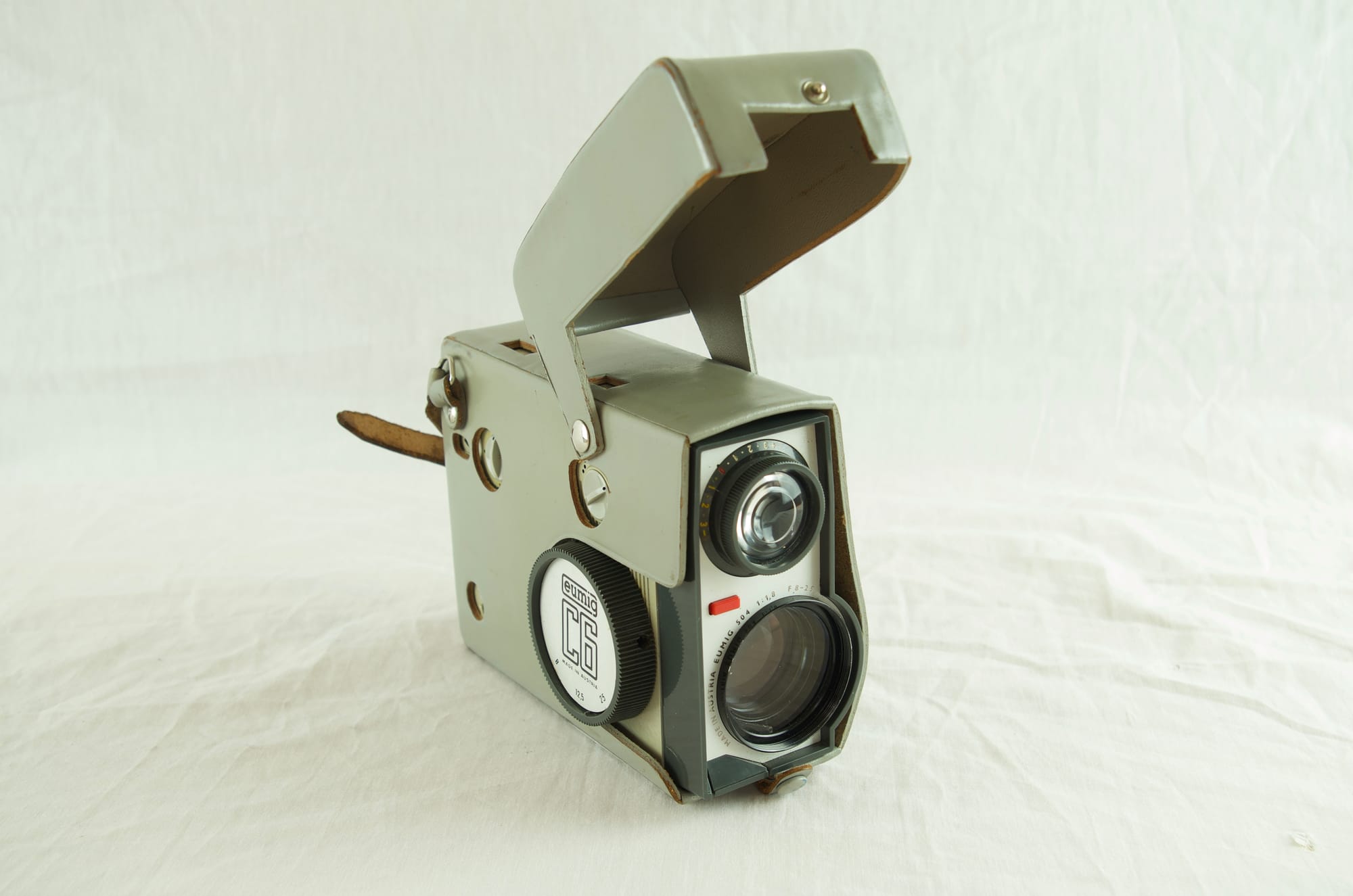 A Vintage (1963-64) "Eumig C6" Video Camera Within it's Case