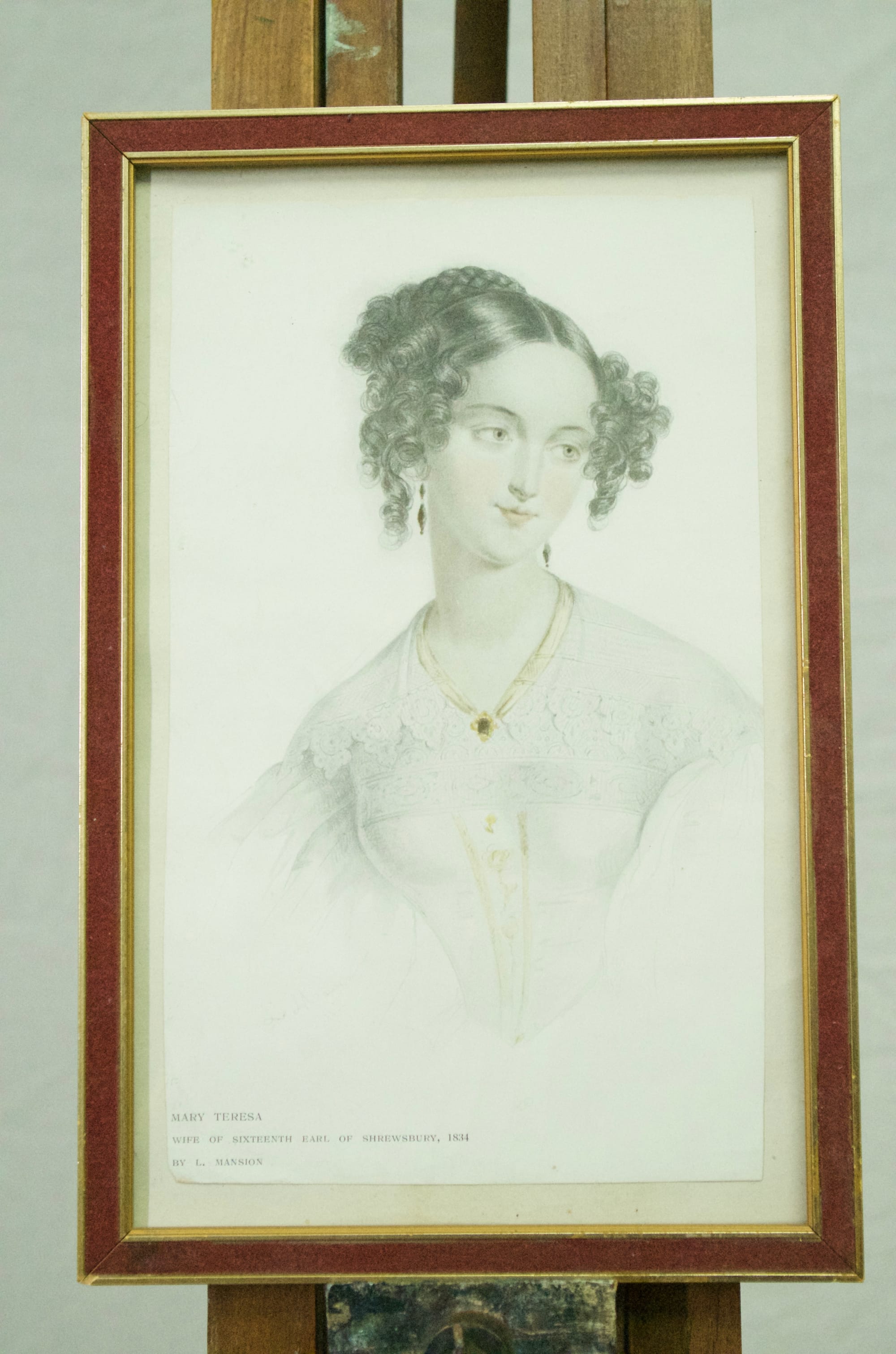 Vintage original Mary Teresa Print by L.Mansion