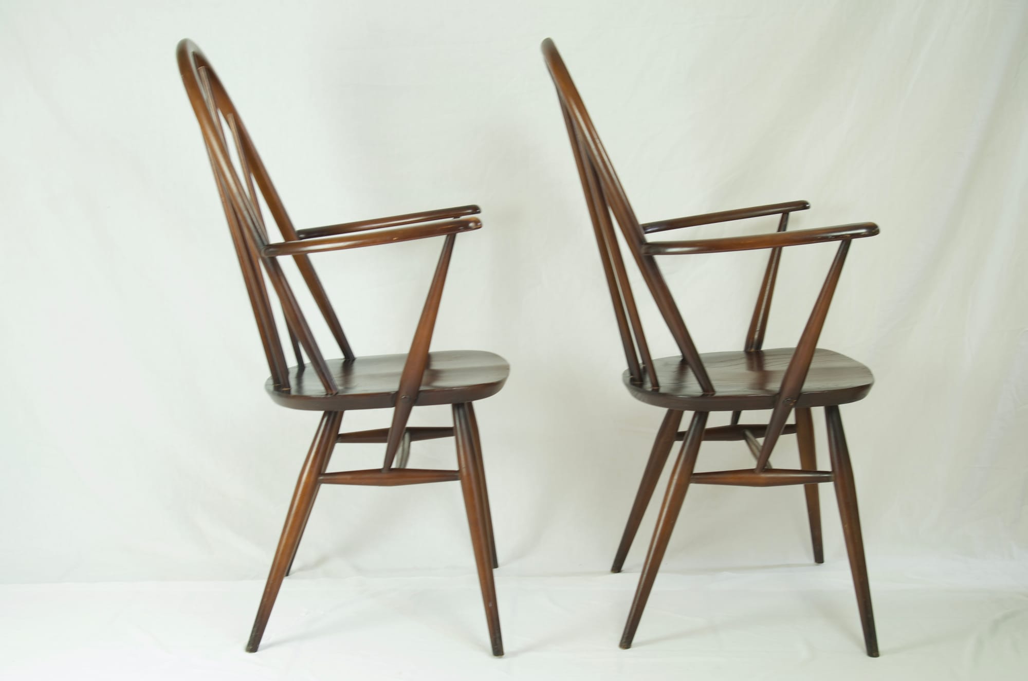 Vintage Ercol Quaker Back Carver Dining Chair
