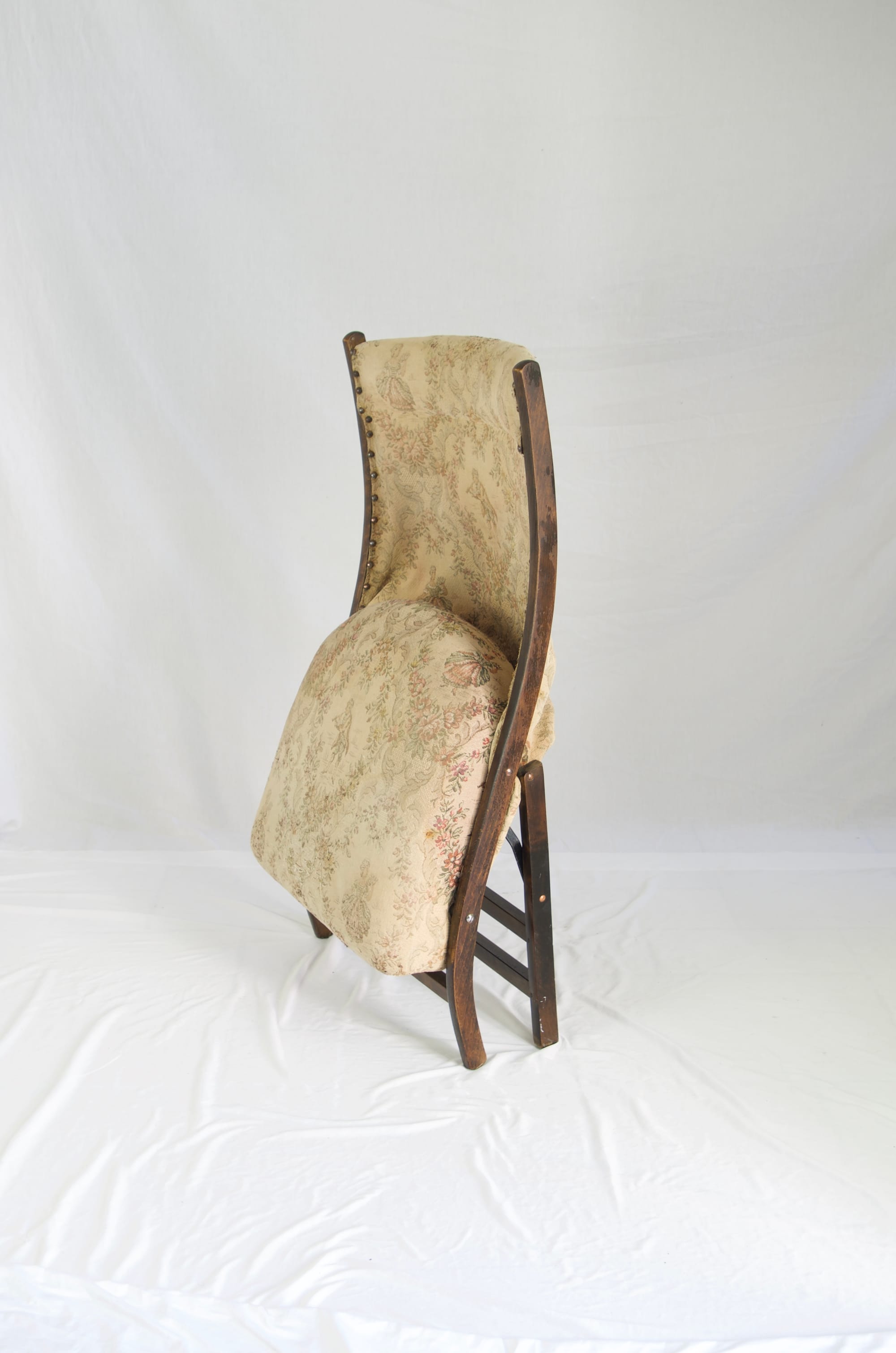 Vintage Victorian Nursery Folding Chair