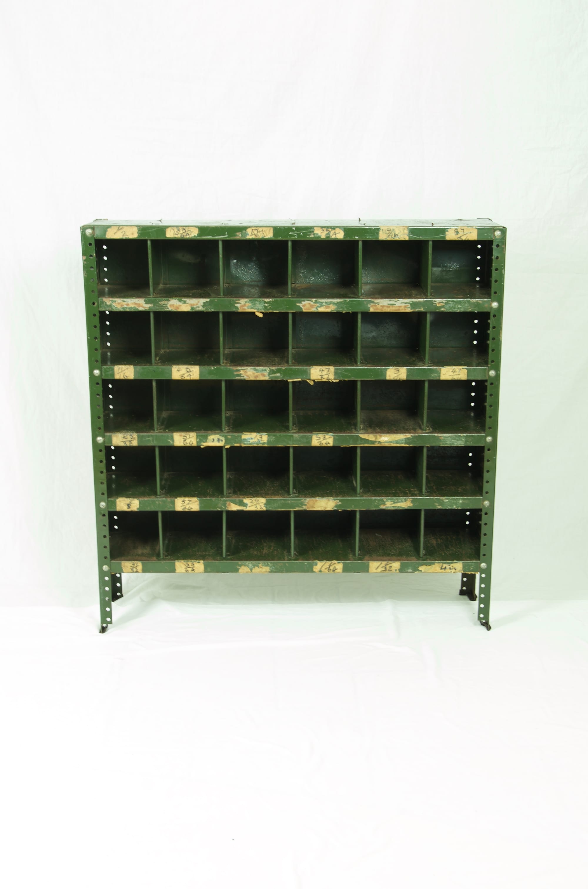 Rustic Free Standing Industrial Pigeon Hole Unit